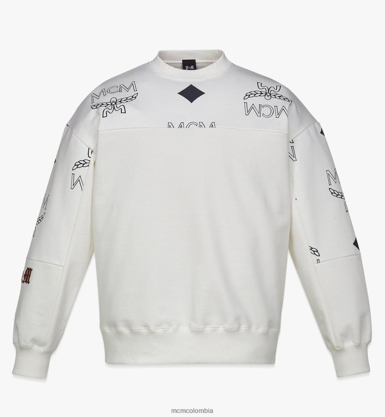 hombres blanco sudadera fenómeno grandes visetos ASD34799 MCM ropa