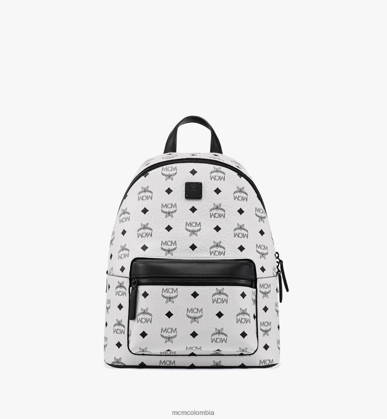 mujer blanco mochila stark en visetos ASD34262 MCM bolsas